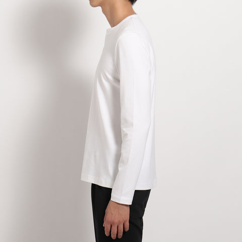 Tailored Key neck Long Sleeve T-shirt