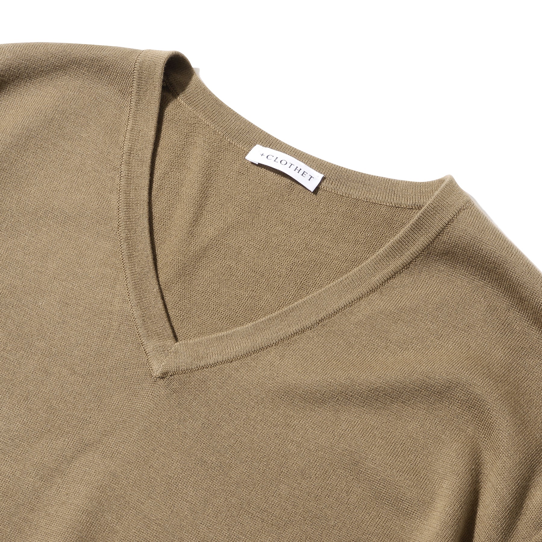 Vneck Knit Color: Fawn