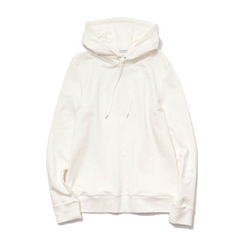 Smooth Terry Hoodie Color: Off White