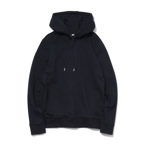Smooth Terry Hoodie Color: Navy