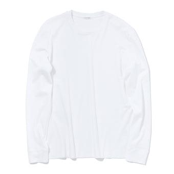 【+C定番】Tailored Long Sleeve T-shirt white