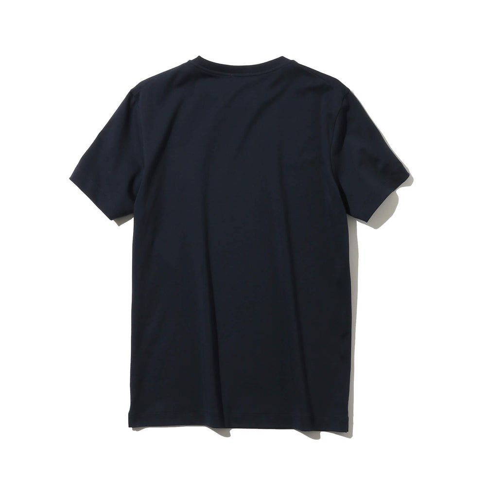 C定番】Tailored T-shirt（フライス襟） Color: Navy | ＋CLOTHET ONLINE