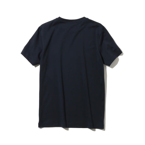 【+C定番】Tailored T-shirt（フライス襟） Color: Navy