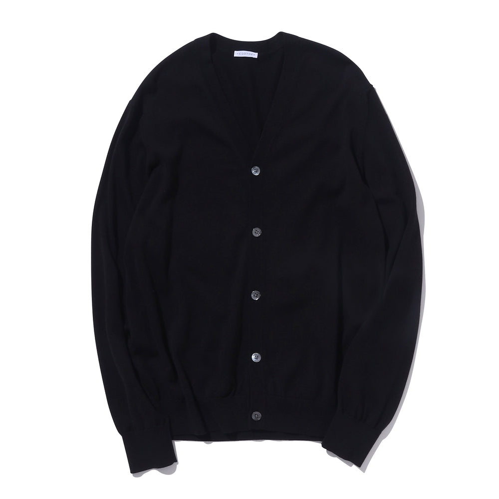 カラーグリーンAs, Mockneck raglan knit cardigan カーディガン