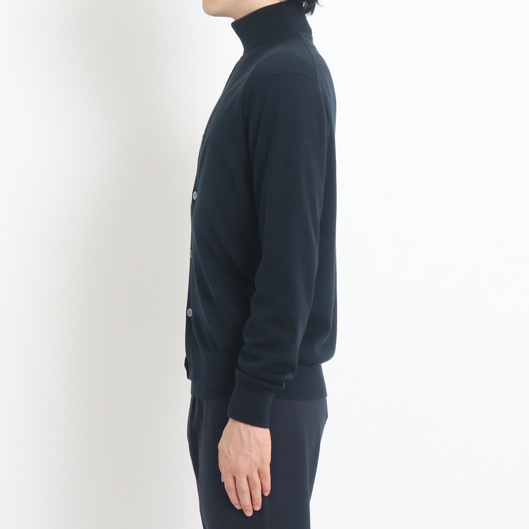 Knit Cardigan Color: Navy
