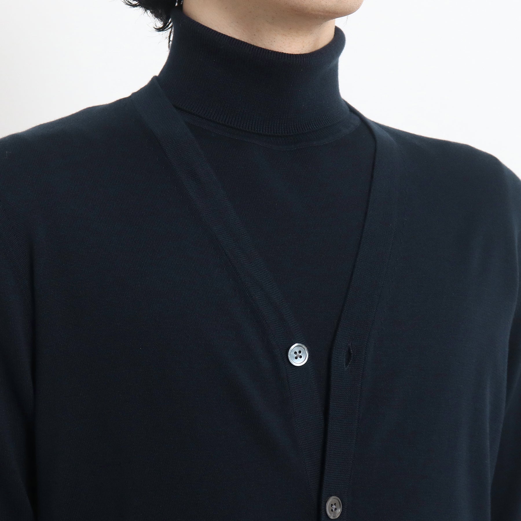 Knit Cardigan Color: Navy