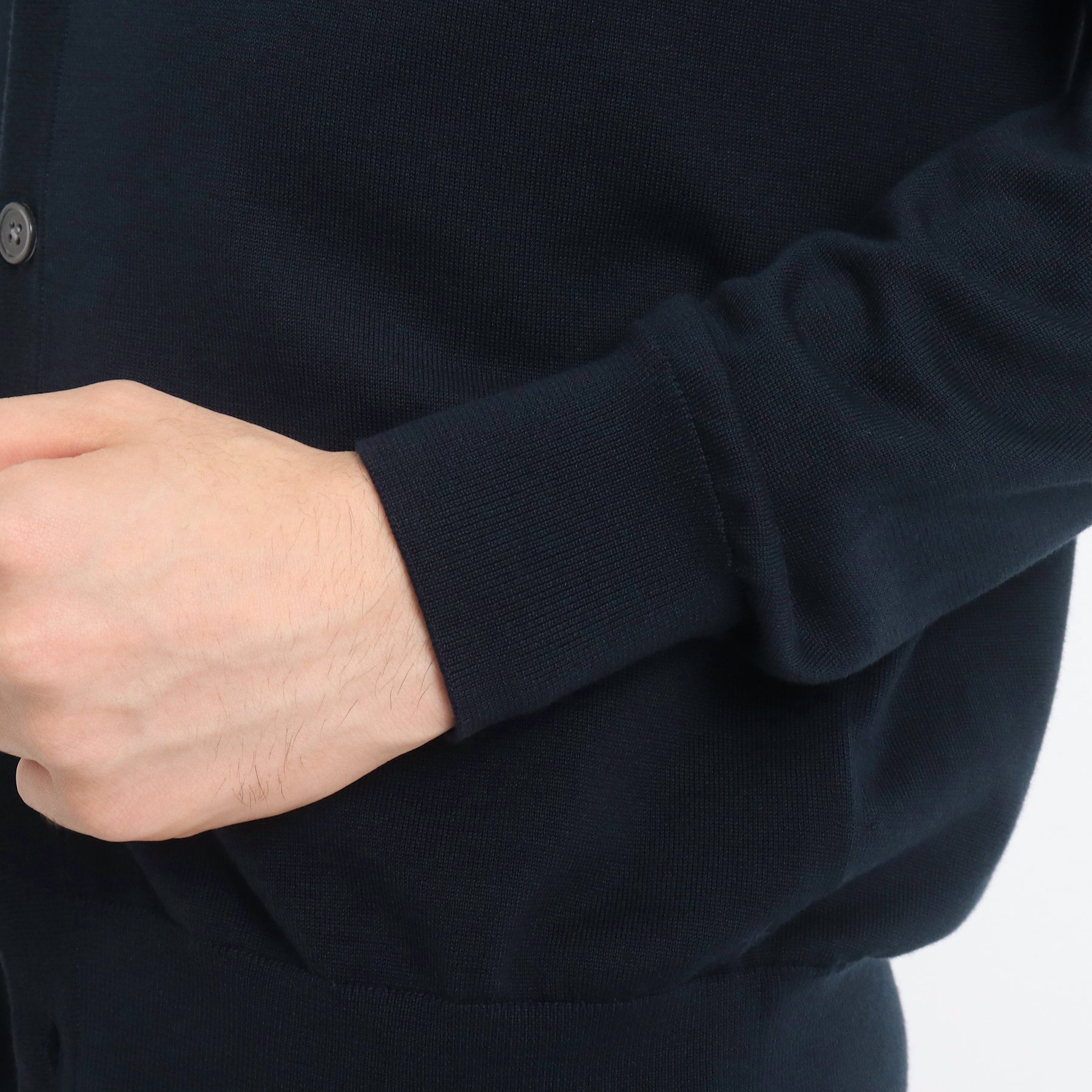 Knit Cardigan Color: Navy