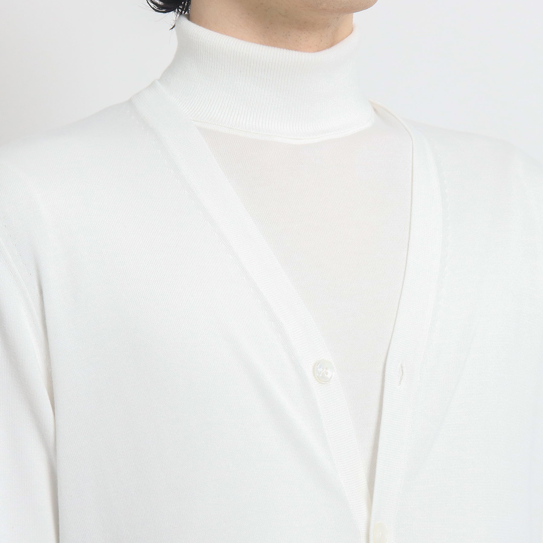 Knit Cardigan Color: White