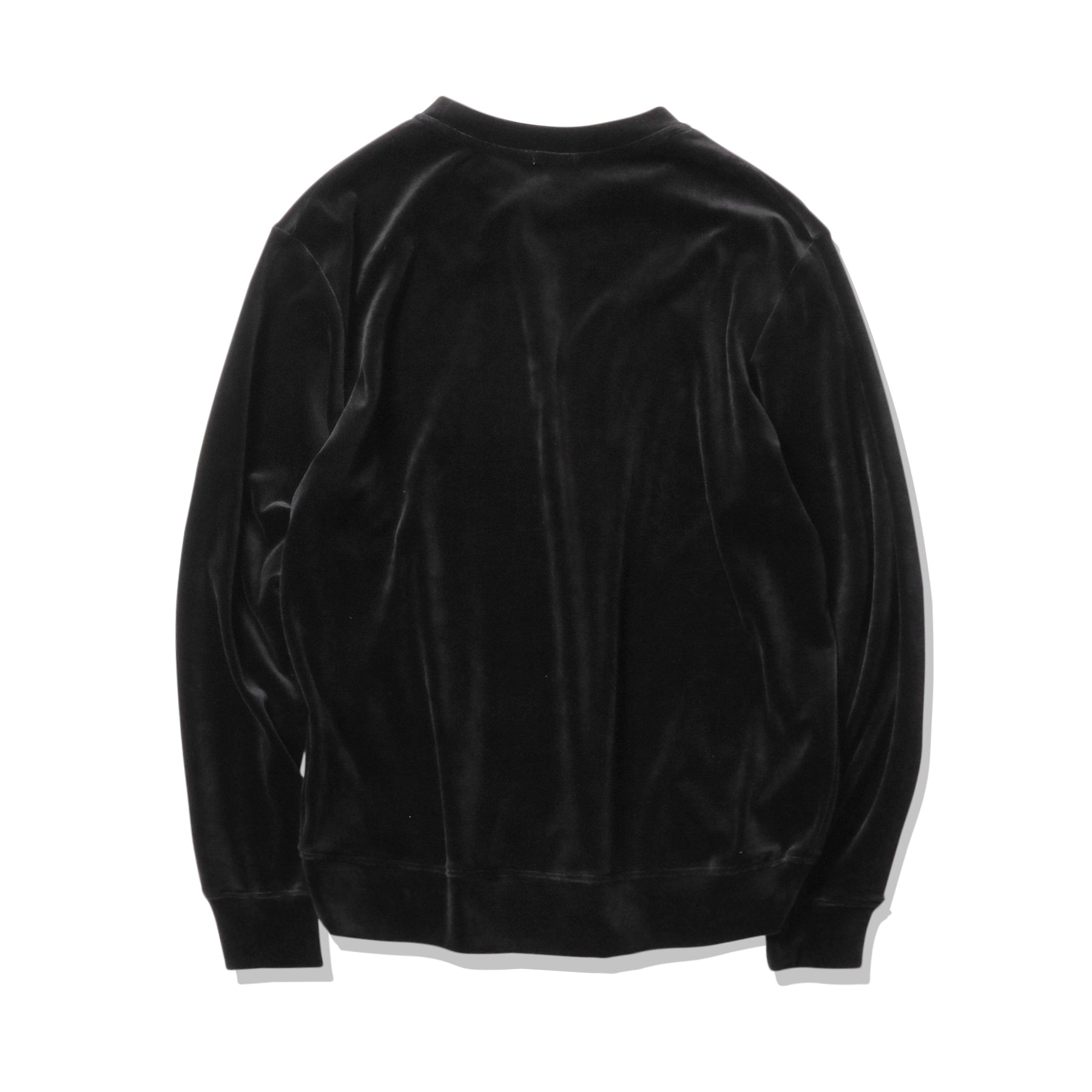 Velour Sweatshirt Color: Black