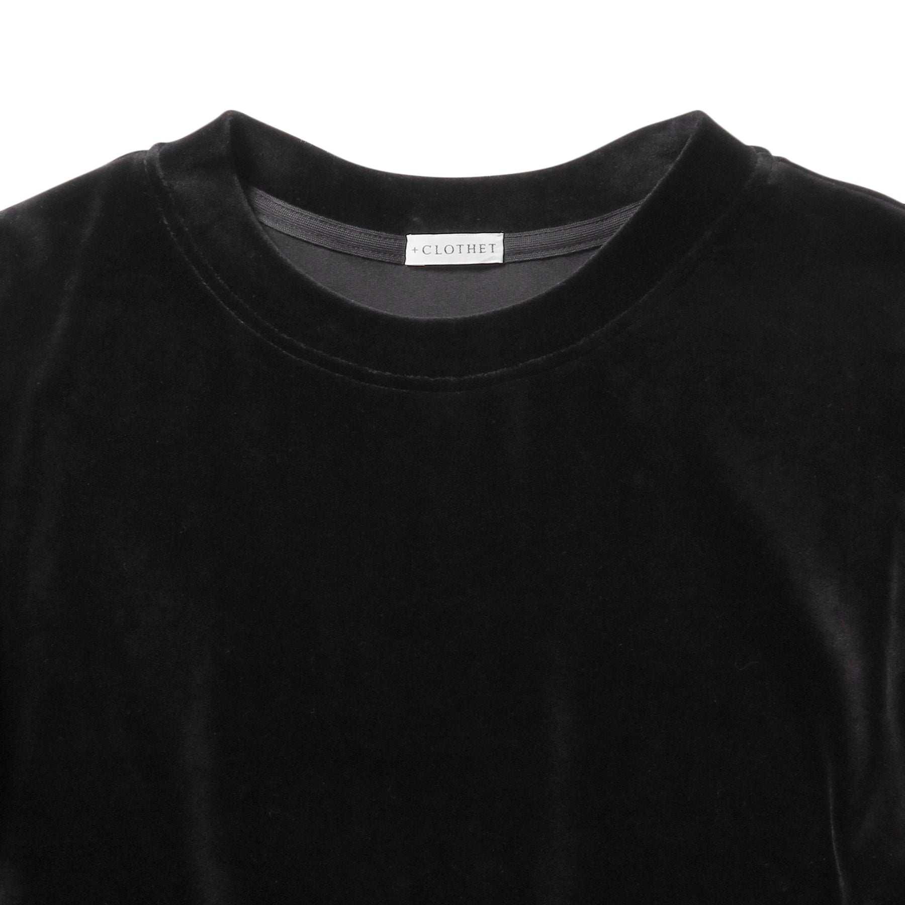Velour Sweatshirt Color: Black