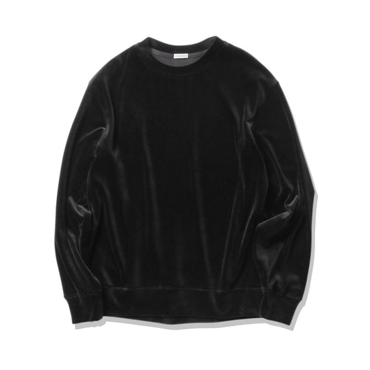 Velour Sweatshirt Color: Black