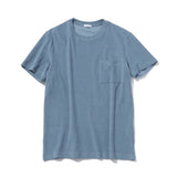 スビンプラチナムマイクロパイルTシャツスモークブルーの商品画像