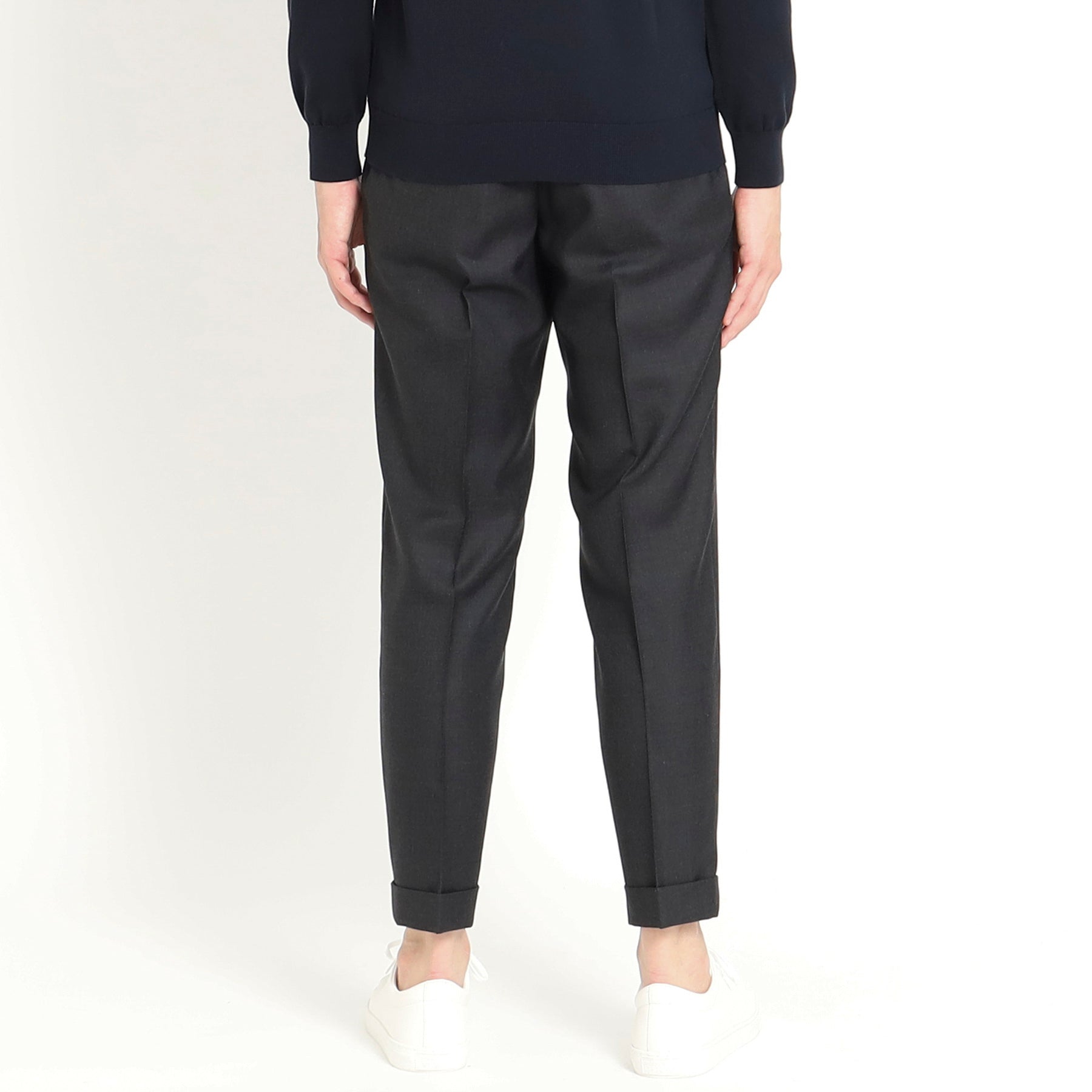 テックウールツイル イージートラウザー チャコール | ＋CLOTHET