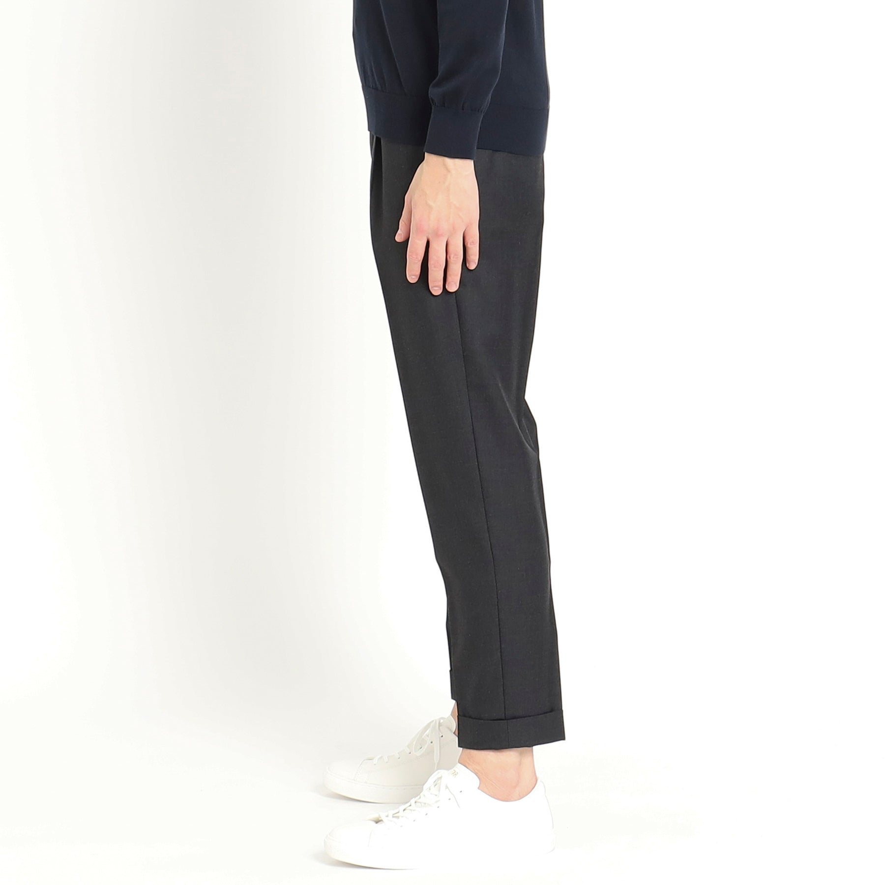 goar oil strapped pants ブラック　サイズS 新品未使用 D.HYGEN - Non-ply Yarn Lined Drop Crotch Cargo Wide Jogger