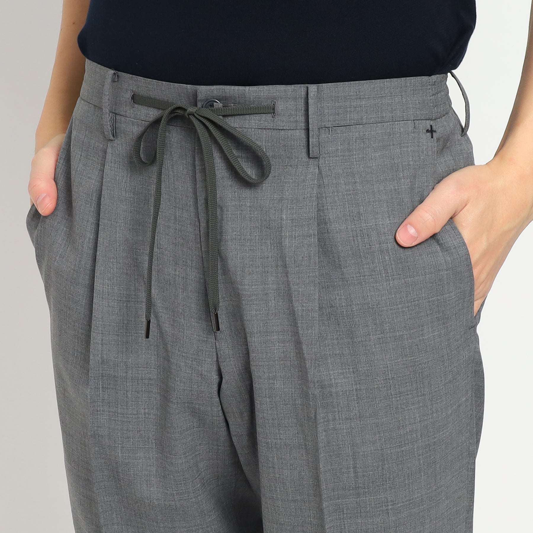 テックウール®トロピカル イージートラウザー グレー | ＋CLOTHET ONLINE