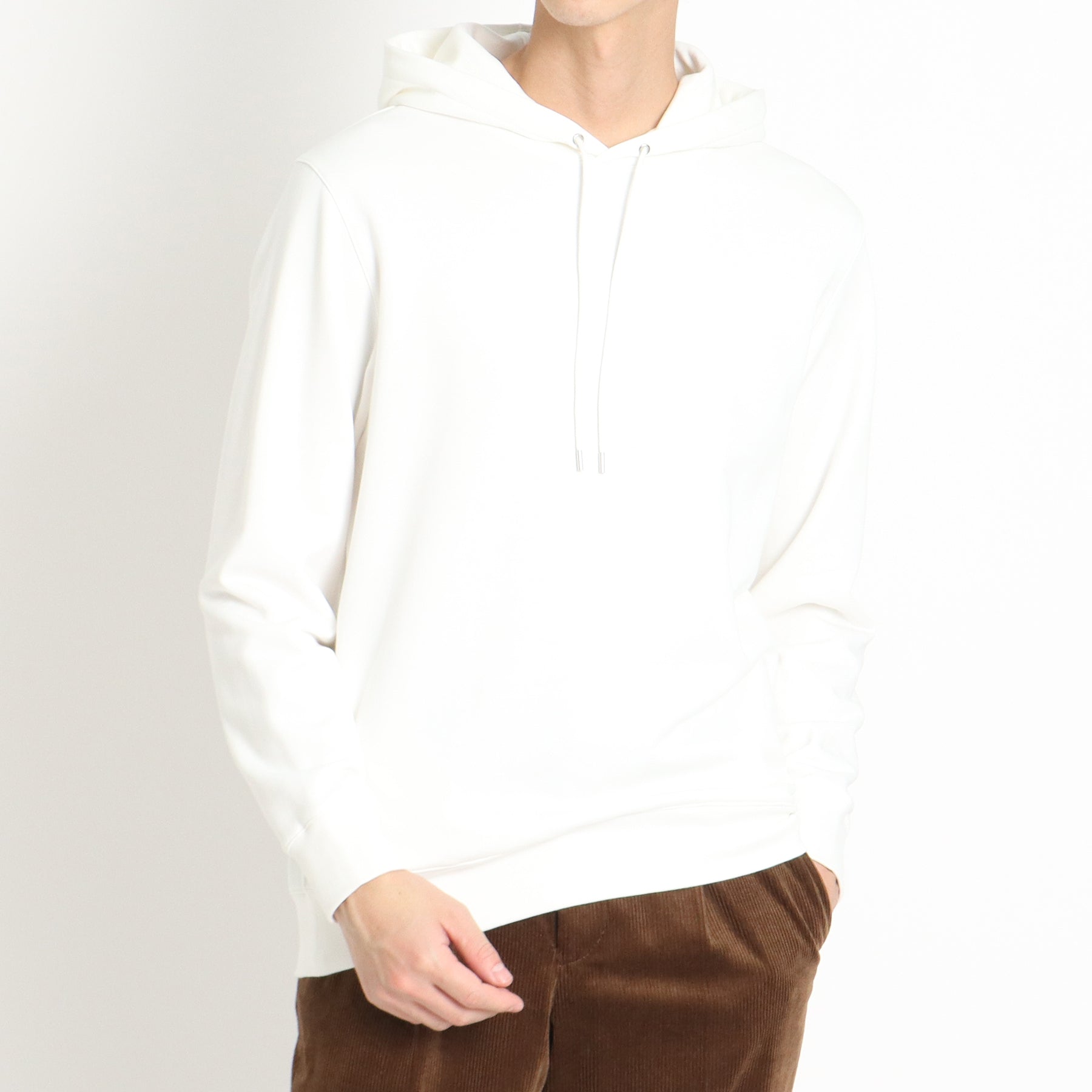 Urake Hoodie(スビンプラチナム 裏毛フーディー) オフホワイト