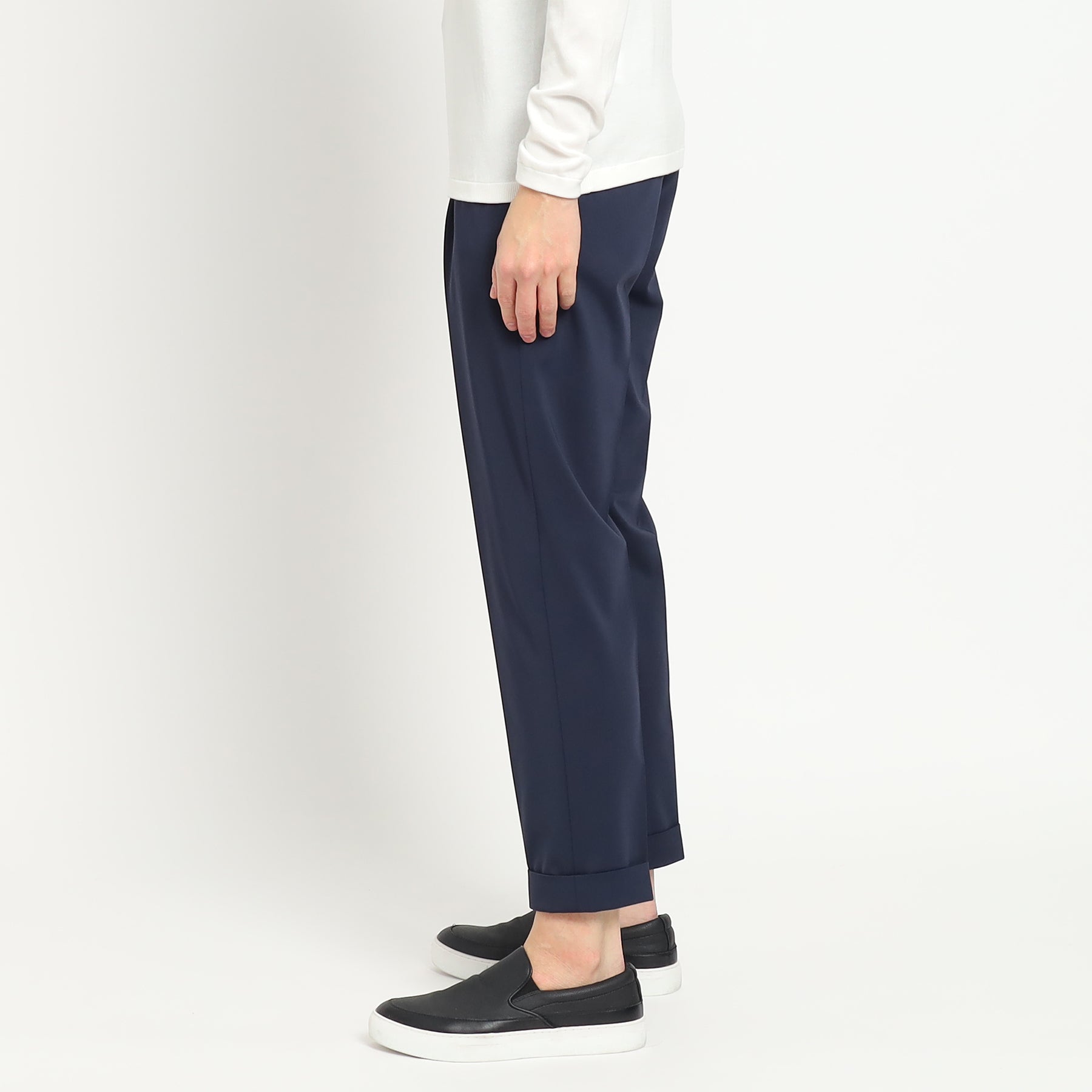 マットツイスト イージートラウザー ネイビー | ＋CLOTHET ONLINE
