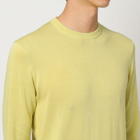 Crew Neck Knit Color: Canary