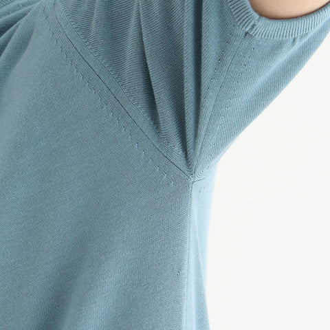 Knit T-shirt Color: Smoke Blue