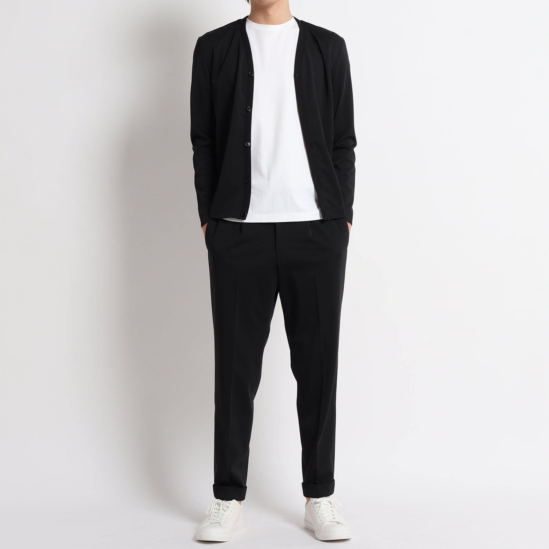 マットツイスト イージートラウザー ブラック | ＋CLOTHET ONLINE