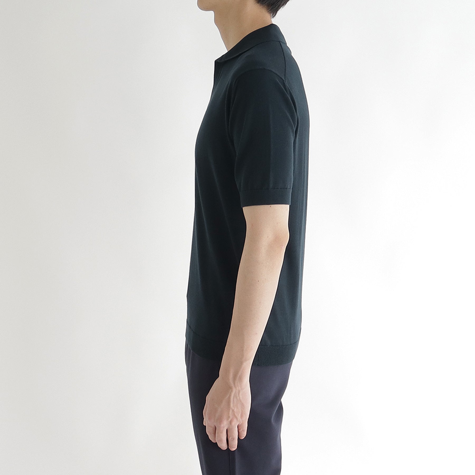 スビンプラチナム スキッパーニット ネイビー | ＋CLOTHET ONLINE