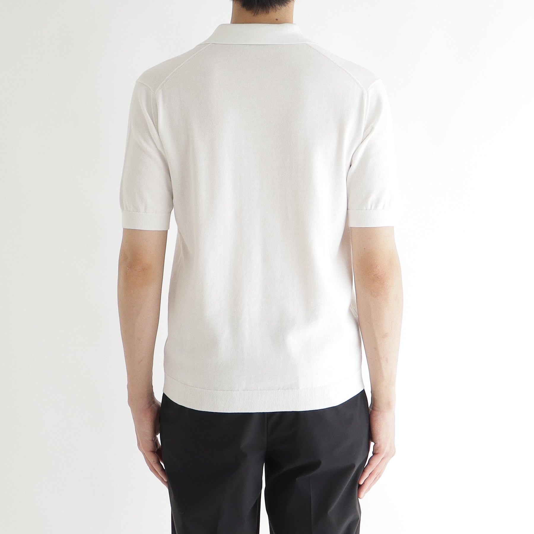 スビンプラチナム スキッパーニット ホワイト | ＋CLOTHET ONLINE