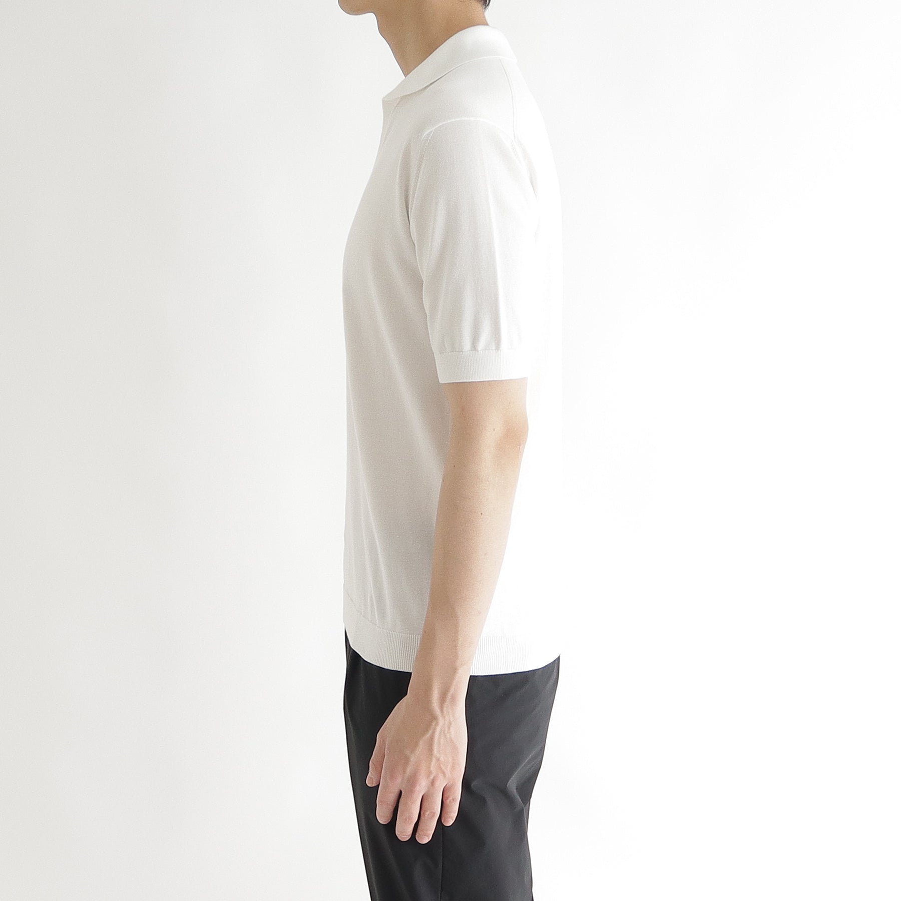 スビンプラチナム スキッパーニット ホワイト | ＋CLOTHET ONLINE